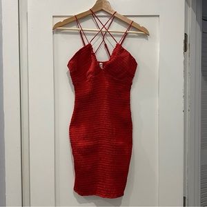 FREE PEOPLE Ruched Bodycon Dress